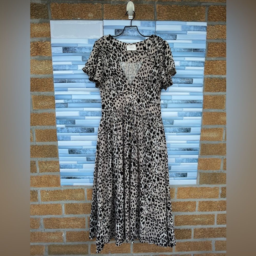 Auguste the label leopard dress size 10